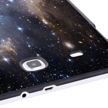 Anti-fall Cietais Apvalks Planšetdatoram Protective Case for Samsung Galaxy Tab E T560 T561 9.6 Collu ar Dažādu Kosmosa Modelis un Colorss