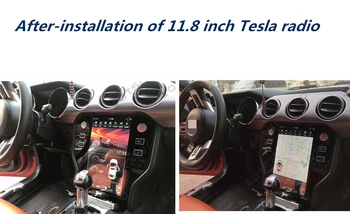 AOTSR Android 9.0 PX6 Tesla stila Vertikāla ekrāna Auto GPS Navigācijas Ford Mustang-2019 DSP radio Multimediju Atskaņotājs