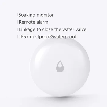 Aqara Ūdens Iegremdējot Sensors Plūdu Ūdens Noplūdes Detektors Mājās Tālvadības Signalizāciju, Drošības Mērcēšanas Sensors