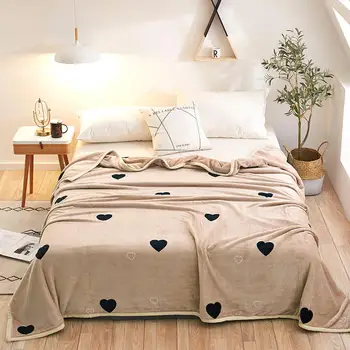 Augsta Blīvuma Sabiezēt plīša gultas pārklājs segu segtu gulta ziemas Super Mīksts Flaneļa Sega dīvāns