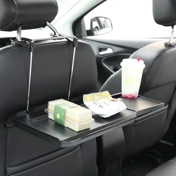 Auto aizmugurējā sēdekļa renes salokāmo galda atvilktnē aizmugurējais sēdeklis renes auto klēpjdatoru renes datoru, renes, portatīvie auto renes portatīvo auto pusdienu galda