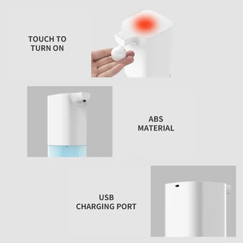 Automātiskās Putu Devēju Indukcijas Putu Ziepju Dozators Smart Viedo Sensoru Roku Sanitizer Ziepes Touchless Dozatoru