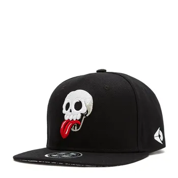 Beisbola cepure pasūtījuma logo Snapback Cepure Vīriešu un sieviešu modes tendence hip-hop cepuri skeitborda pavasara dzīvoklis brimmed cepuri gudrs cepuri