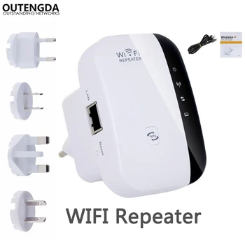 Bezvadu-N WiFi bezvadu Atkārtotājs 300Mbps Wifi Tīkla Maršrutētāji Signāla Pastiprinātājs Diapazona Paplašinātājs 802.11 n/b/g Wi Fi Repetidor WPS Šifrēšanu
