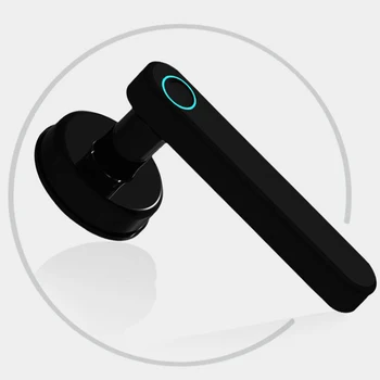 Bluetooth Bloķēšanas TTLOCK Smart Home Durvju slēdzenes, Alexa, Google home Biometrisko pirkstu nospiedumu atslēga Elektriskie Roktura Bloķēšanas Koka durvis