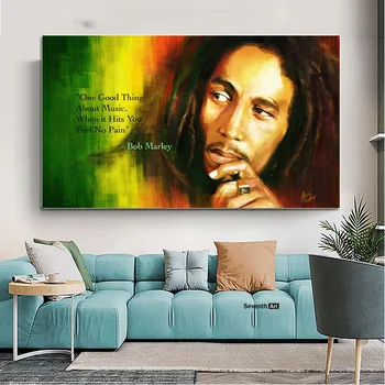 Bob Marley Plakāti, Kanvas Glezna Portrets Plakāti un Izdrukas Sienas Art Pictures Classic Dekoratīvās Bob Marley Krāsošana Cuadros