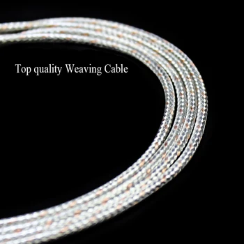 BOORUI kabelis SE215 535 846 zelta pārklājumu austiņu vadi /kabeļi austiņas austiņas, austiņas skaidrs, modernizācija kabelis