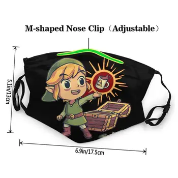 Bērni Vīrieši Sievietes Leģendārais Kafijas Saiti Legend Of Zelda sejas masku atkārtoti shield virus aizsardzības mazgājams pielāgotu dizainu