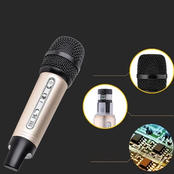 C200 Mikrofons Mini Auto Mikrofonu Bezvadu FM Trokšņu Slāpēšanas Mikrofons Bezvadu Savienojums