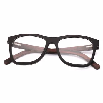 Dabīgā Koka brilles Rāmis Vīriešu, Koka Sievietēm, Optiskās Brilles ar Clear Lens ar lietu 56342