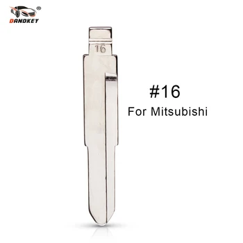 Dandkey 10 gab./daudz Metāla Tukšu Neslīpēts Flip KD Tālvadības Atslēgu Asmens Tips #16 Mitsubishi, par Suzuki Alto Automašīnu Atslēgu Nomaiņa