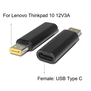 Dc USB C Tipa Strāvas Adaptera Kontaktdakšas Pārveidotājs Klēpjdatoru Uzlādes Kabelis Vadu Lenovo ThinkPad 10 Spirāles 2 4X20E75066 TP00064A