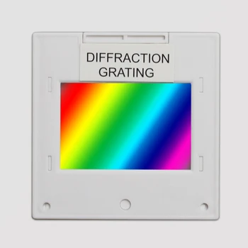 Difrakcijas režģis Optisko režģa Mācību demonstrāciju Pārvades režģi Spektrofotometrs hologrāfisku attēlu 50x50mm