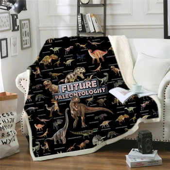 Dinozauru Sega, Gultas Lapa Sofa Cover Mest Nap Segu Kā Mat Ceļojumu Piknika Mājas Pieaugušajiem Bērniem uz Gultas bērnu Gultiņa Plaknes Cobertor