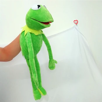 Disney Sesame Street Muppet Show 60cm Kermit frog Lelles, plīša rotaļlietas, mīkstās rotaļlietas lelle dzimšanas dienas dāvana jūsu bērnam