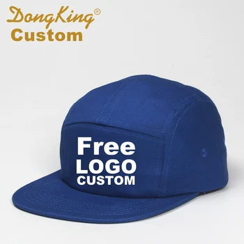 DongKing Custom 5 Paneļi Beisbola Cepure Īsā Malām Snapback Cepure Brīvā Teksta Izšuvumi Logo Drukāt Kokvilnas Regulējams Personalizēto