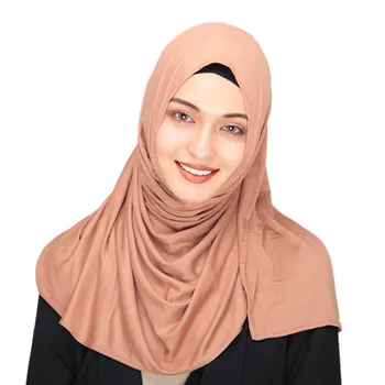 Džersija Sieviešu Hijab Šalles Hijab Pārklājus Izšūšanas Musulmaņu Lakatu Dāmas Augstas Kvalitātes Cietie Jaunu Lupatu Šalle Modes Echarpe