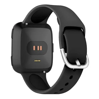 EiEuuk Mīksta Silikona Aproce Ūdensizturīgs Watchband Sporta Band Siksnu Nomaiņa Fitbit Versa 2/Versa Lite