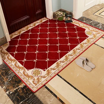 Eiropas jauno grīdas paklājs durvju paklājiņš, durvis, vannas istabas paklājiņš mājas absorbējošu neslīdoša ierakstu zālē paklāju var samazināt pasūtījuma lielums
