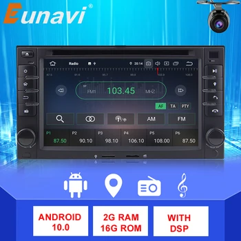 Eunavi Android 10 Auto DVD KIA SORENTO MAGENTIS SPORTAGE RĪTA CEED RIO CERATO 2005. - 2010.gadam 2 Din Auto Radio Audio GPS 4G DSP