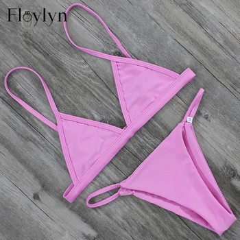 Floylyn bikini 2017 peldbikses, peldkostīmu bikini, sexy sievietes brazīlijas bikini beach valkāt 11 krāsas