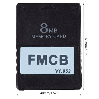 FMCB v1.953 Kartes Atmiņas Kartes PS2 Playstation 2 Free McBoot Karti 8MB 16 MB 32MB 64MB OPL MC Sāknēšanas Programma Kartes