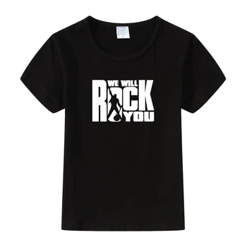 Freddie Mercury Rokgrupa T-krekli Bērnu T Krekls Bērniem Meiteņu Topi, kas Spīd Tumsā, T-Kreklu, Lai Tīņi Karikatūra Drēbes Bērniem Punk