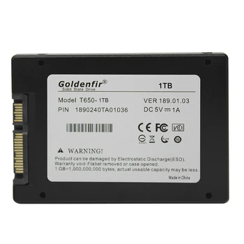 Goldenfir zemāko cenu 120GB SSD 60GB 240GB 2.5 Cietvielu disks 960GB 128g ssd 256 GB 512 GB, 1 TB 2 TB cieto disku, diska 360gb