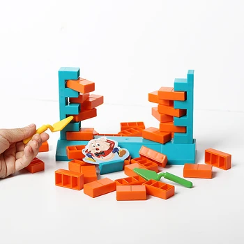 Grūti Kids 3D Humpty Dumpty Plastmasas Sienu Ķieģeļu Spēli MINI Komplekts, 3D Vecāku-Bērnu un Ģimenes Puses Spēle Izglītojošas Rotaļlietas bērniem