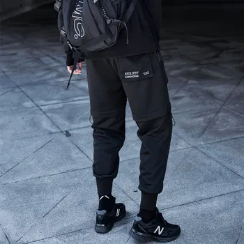 Hip Hop Scasual Harēma Bikses Vīriešu Streetwear Joggers Treniņbikses Kravas Bikses Vīriešu Harajuku 2020. Gada Rudenī Vīriešu Bikses Zīmola Apģērbi