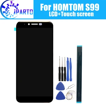 HOMTOM S99 LCD+Touch Screen Oriģināls Pārbaudīta LCD Digitizer Stikla Paneļa Nomaiņa HOMTOM S99