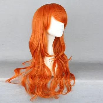 Japāņu anime, Viens Gabals sieviešu Nami cosplay parūka Nami Apelsīnu gari viļņaini mati lomu spēlē parūka kostīmi