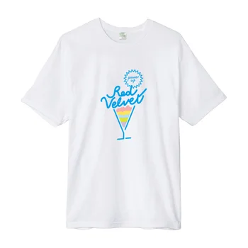 Jauno Modes Kpop SARKANĀ SAMTA REDMARE Albumu Krekli Hip Hop Gadījuma Vaļīga Apģērba T T Krekls ar Īsām Piedurknēm Topi, T-krekls