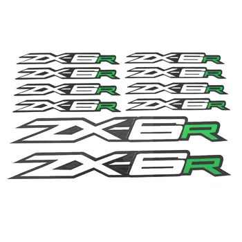 Jaunu pārdošanas Kawasaki ZX-6R Motociklu Atstarojoša Uzlīme Ķermeņa degvielas tvertne ķivere Ūdensizturīgs logo decal zx6r ninja Logo uzlīme