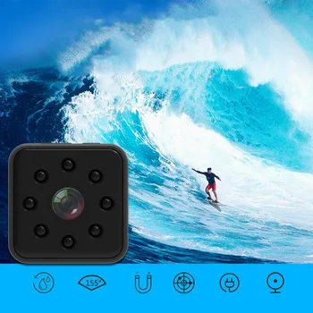 Jaunu SQ23 Mini 1080P Full HD Videokamera WIFI Tālvadības Uzraudzīt Kamera 30M Ūdensizturīgs Korpuss Apvalks Ar 360degree Rotācijas Stāvēt