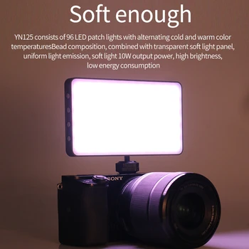 Jumpflash 6500K Mini LED Video Aizpildīt Gaismas Ar 96PCS Led Auksti Apavu Stiprinājums Kameras Tālrunis Selfie Vlog Fotogrāfija Apgaismojums