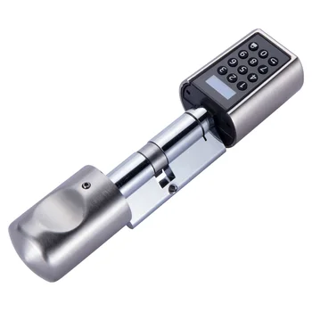 L6PCB Bluetooth digitālo Drošas Slēdzenes Durvju Smart Tastatūra, Bezvadu Bluetooth Paroli, Elektronisko Bloķēšanas Cilindru ar durvju rokturi rokturi