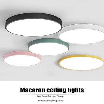 LED mūsdienu Balta un Melna krāsa, akrila griestu lampas griestu lampas virtuve dzīvojamā istaba guļamistaba studiju koridora viesnīcas numuru