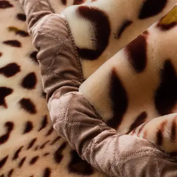 Leopard Mest Segu uz Gultas, Dīvāna, Dzīvnieku Ādu, gultas Pārklāji Mājas Dekoru Sherpa Plīša Kažokādas Drukāt Plānas Sega