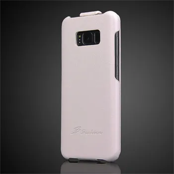 Luksusa 8. Piezīme Retro R64 Āda Flip Case For Samsung Galaxy S7edge S8 S9 Plus S10 Vertikālā Tālruņa Vāciņu