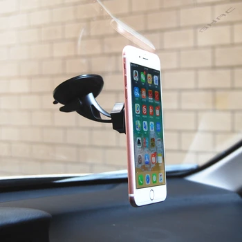 Magnētiskā Auto Telefona Turētājs Magnēts Vējstikla Auto Telefona Turētāju, Grozāms 360 Auto Turētājs GPS Stāvēt Atbalsta parāda brīvo roku
