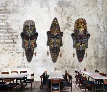 [MGT] Eiropas oriģinalitāti Āfrikas maskas Sveķu modern Home Hotel Sienas Karājas Mākslas Apdare, apdares amatniecības rotājumi statujas