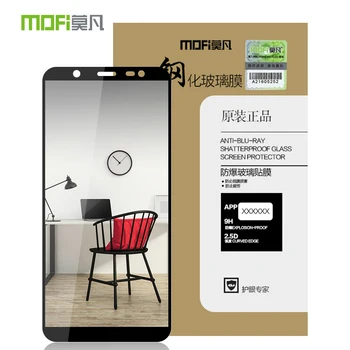 MOFi J8 2018, Stikls Rūdīts 2.5 D Pilnībā Segtu Rūdīta Stikla Samsung Galaxy J8 2018 ES Versija Ekrāna Aizsargs Filmu