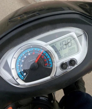 Motociklu LCD Digitālais Spidometrs, Odometrs, 6 Krāsas, fona Apgaismojums Motociklu Odometra Tērps GY6 Yamaha Honda Ātruma Sensoru