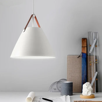 Nordic style mūsdienu minimālisma radošo karājas gaismas joslā, dzīvojamās istabas lampās, ēdamistaba, guļamistaba Piekariņu Gaismas
