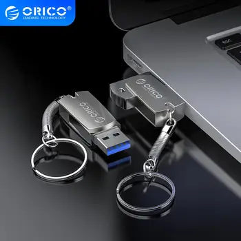 ORICO U Diska, USB Flash Drive 64GB, 32GB 16GB USB3.0 Ierakstiet Interfeisa Zibatmiņas Diskā ar Atslēgu Gredzens Atbalsts Mobilo Telefonu Datoru