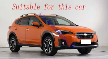 Par Subaru XV 2018 2019 Auto Piederumi Nerūsējošā Tērauda Aizmugures Ārpus Bagāžnieka Pretnodiluma Plāksnes Durvis, Palodzes Segtu Molding Rotāt