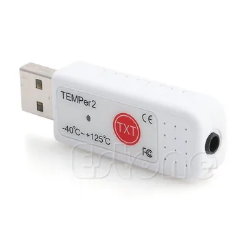 PC TEMPER2 Sensors USB Termometru, Higrometru, Temperatūras Datu malkas Cirtējs Ieraksti