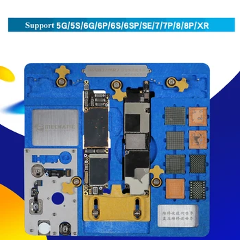 PCB Turētājs Remonts Armatūra iPhone XR/8P/8/7P/7/6SP/6S/6P/6/5S Mātesplati A7 A8 A9 A10 A11 A12 pirkstu Nospiedumu Remonts Platforma