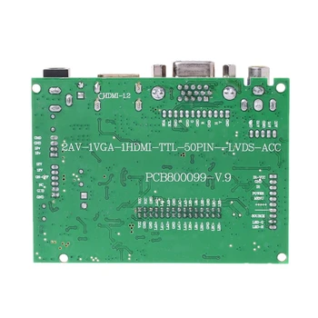 Piliens&Vairumtirdzniecības AT070TN90/92/94 7inch VGA 50pin LCD Vadītāja Valdes LCD TTL LVDS Kontrolieris Valde